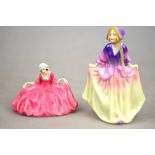 Two miniature Royal Doulton figures - Polly Peachum M21 and Sweet Annie M5 (2) Condition Report Both