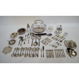 A quantity of electroplated wares, inclu