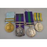 Two QE II General Service medals 1918-62