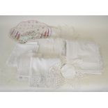 Collection of assorted linen to include