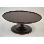 A mahogany 'Lazy Susan', 38 cm dia. x 15