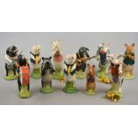 Beswick eleven piece pig band - Andrew Cymbalist; Richard Horn; Matthew Trumpet; George Cymbalist;