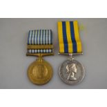 A QE II Korea medal to 22550768 CFN J. R