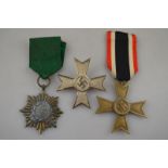 A World War II Third Reich War Merit Cro