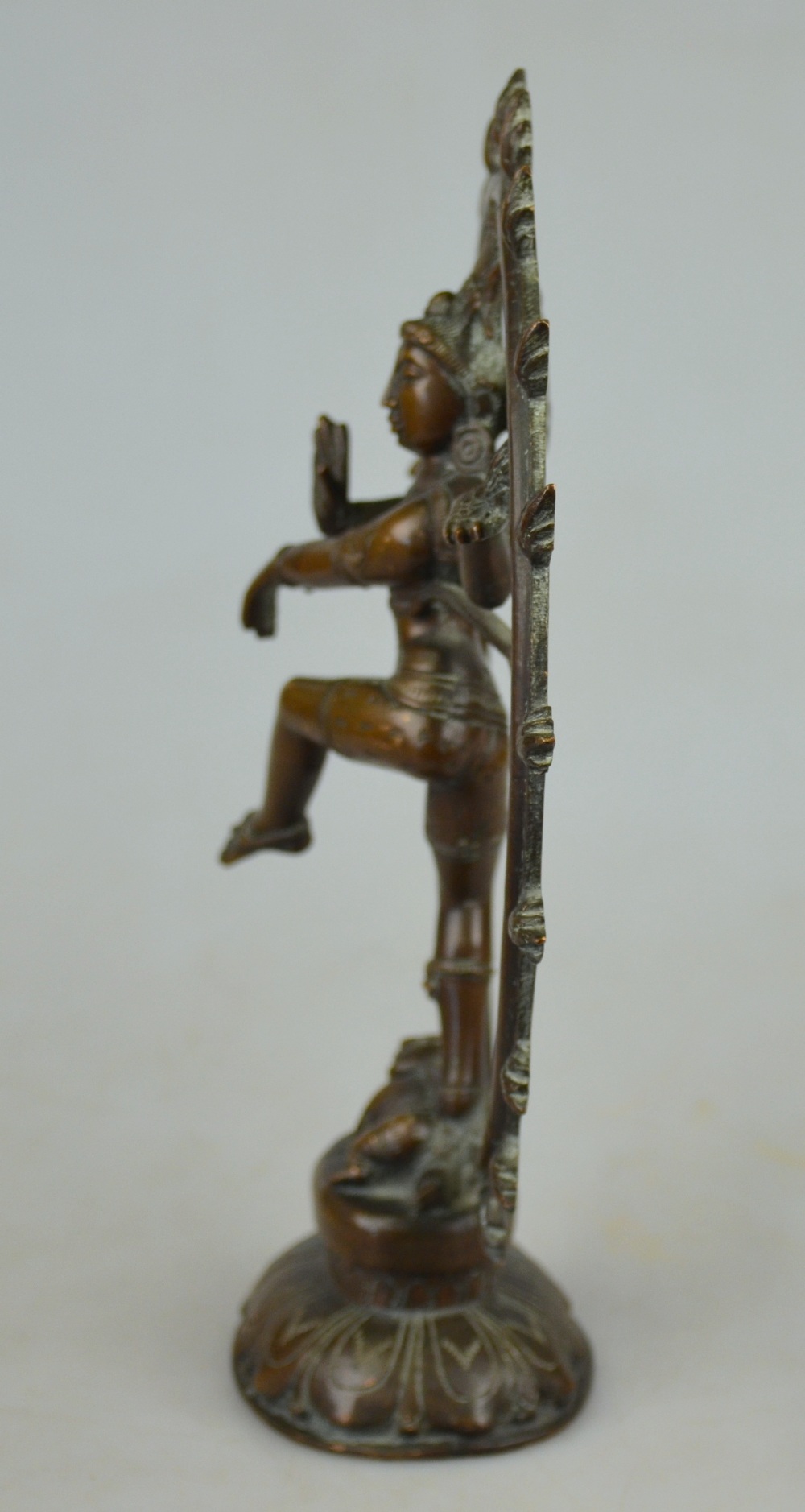 An Indian bronze figure of Shiva Nataraj - Image 3 of 3