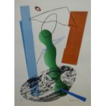 Spur? - Abstract ltd ed 2/5 print, pencil signed to lower right margin,