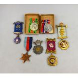A WWII group of medals awarded to Alfred J.