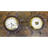 A Shatz Royal Mariner ship's clock, striking eight bells,