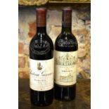 Two bottles of Margaux Grand Cru:- Chateau Giscours 1978 and Chateau Lascombes 1979