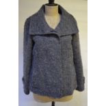 A vivid pink Aquascutum three-quarter length duffel coat (size S) and a Max Mara Weekend grey