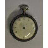 A George III silver pair-case watch with verge movement by Robert Gordon, London, no.16561, the case