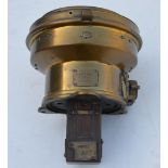 A brass ship's compass, patent 1151A,