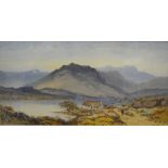 Edwin A Penley - 'Lochearn', watercolour, signed and dated 1882 lower right,