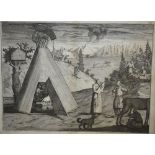 Hogarth - Laplanders, 1723-24, etching, 26 x 35 cm,