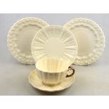 Belleek first period black mark 1863-90 - Oversize teacup and saucer,