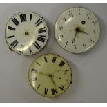 A 19th century Swiss fusee pocket watch movement striking on two gongs, by Duckene of Geneva, no.