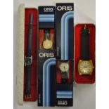 A lady's and a gentleman's Oris Star wristwatches,