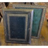 An Asprey gilt-tooled green leather large easel photograph frame, 41 x 31 cm,