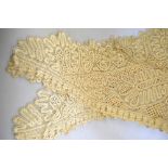 A Maltese lace shawl,