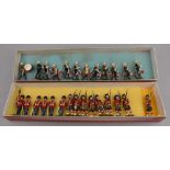 A quantity of die-cast military figures; including Britains, Marlborough and Drumbeat (approx.