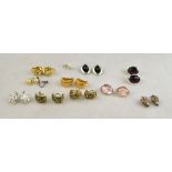 A collection of vintage and contemporary fashion jewellery including necklaces, paste set brooches,