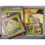 Two vintage wooden jigsaw puzzles 'Our Loving Saviour' and 'The Story of Jesus',