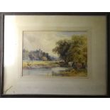 Charles Pigott (1863-1949) - 'Arundel castle',  watercolour, signed lower right, 24 x 35 cm,