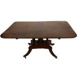 A good Regency mahogany breakfast table,