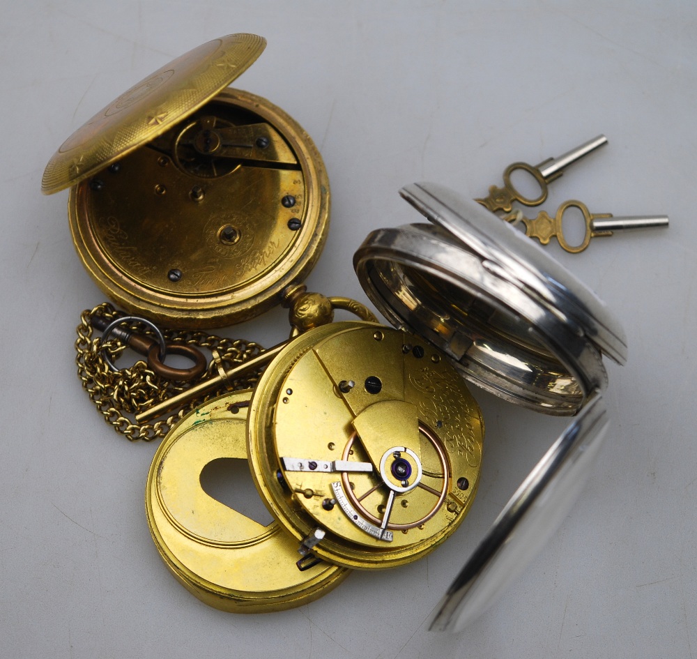 A George IV silver open-faced pocket watch with keywind fusee movement no. 3585 by Ganthony, - Image 2 of 3