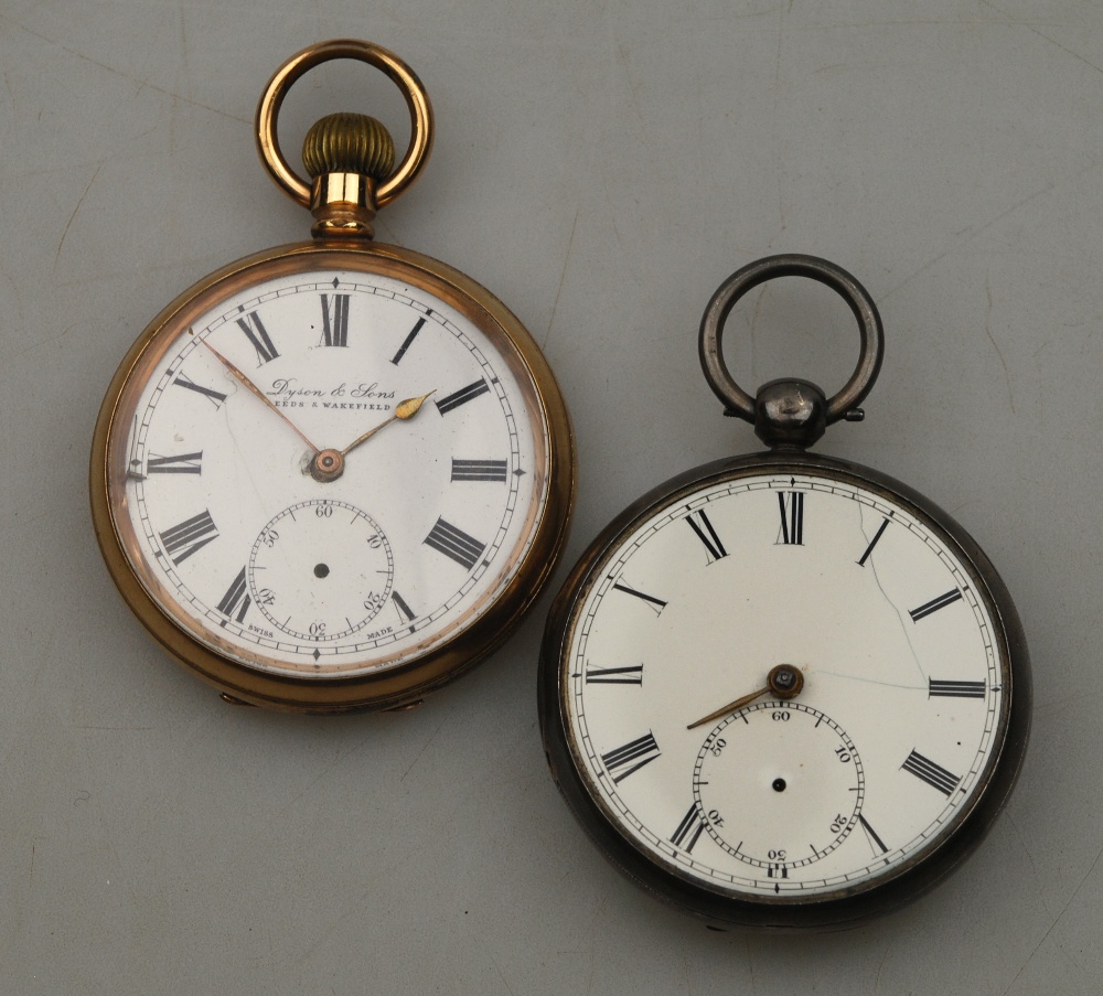 An early Victorian silver open-faced pocket watch with patent fusee lever movement no. 612 by Joshua
