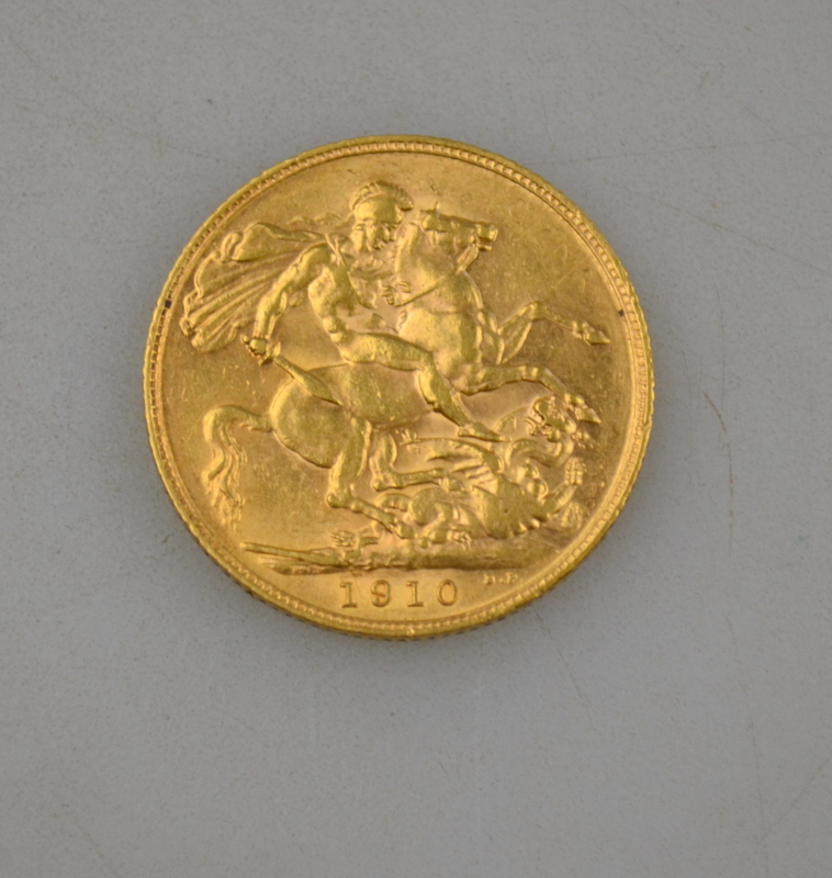 An Edward VII sovereign dated 1910 - Image 2 of 2