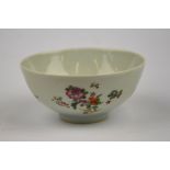 Chinese famille rose tea bowl decorated with flowers and fruit, six character mark of Guangxu,