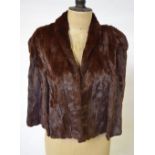 A grey squirrel fur jacket, 48 cm across chest Condition Report Fur good condition - the lining