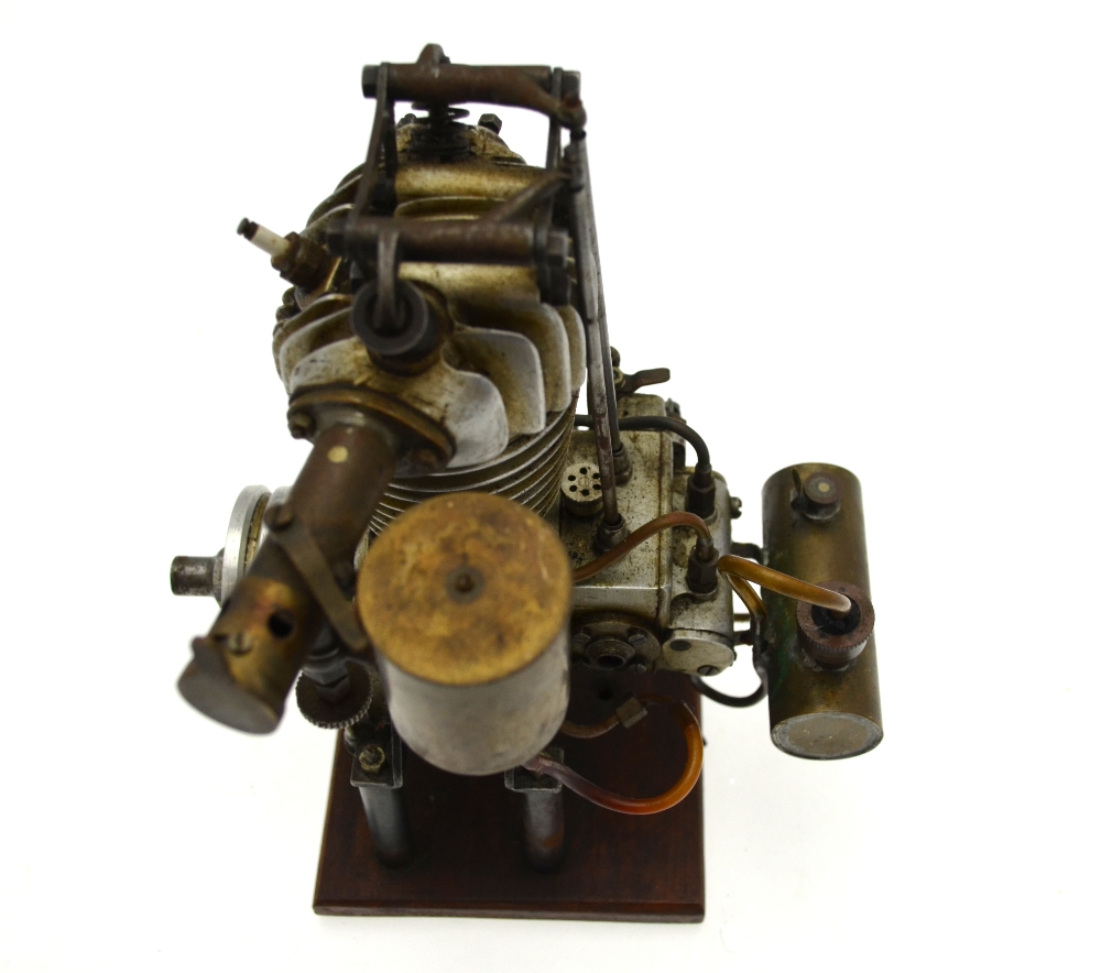 An engineers model four stroke single cylinder side valve engine, circa 1930's, - Image 5 of 5