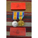 A WW1 pair to 148783 A-Cpl T Dooley RE comprising 1914/18 British War Medal; Victory medal,