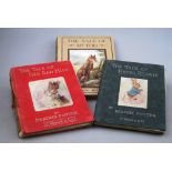 Potter, Beatrix, three 1st editions: Peter Rabbit 1902, Two Bad Mice 1904 and Mr. Tod 1912 (all a/f)