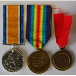 A WWI pair to 3399 A Cpl Jack McCarty RA comprising 1914-18 British War Medal;