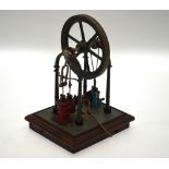 An engineers scale model live steam engine based on the Tubal Cain design, the 14 cm dia.