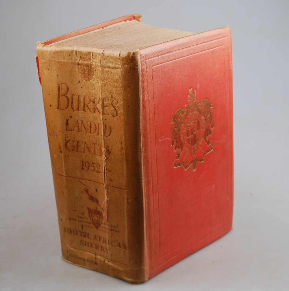 Burkes Peerage & Baronetage 1935/80, Burkes Landed Gentry 1952/65 (vol 1),