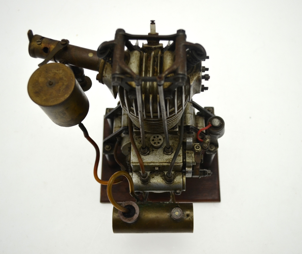 An engineers model four stroke single cylinder side valve engine, circa 1930's, - Image 4 of 5