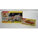 A Dinky Toys SHADO UFO interceptor No 351, mint boxed, to/w a Dinky Toys Ed Straker's Car No.352,