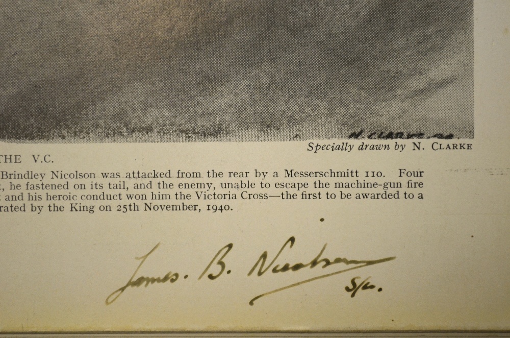 Autograph: volume 'The Royal Air Force 1939-40 by Air Cdre LEO Chorlton signed by James Brindley - Image 7 of 7
