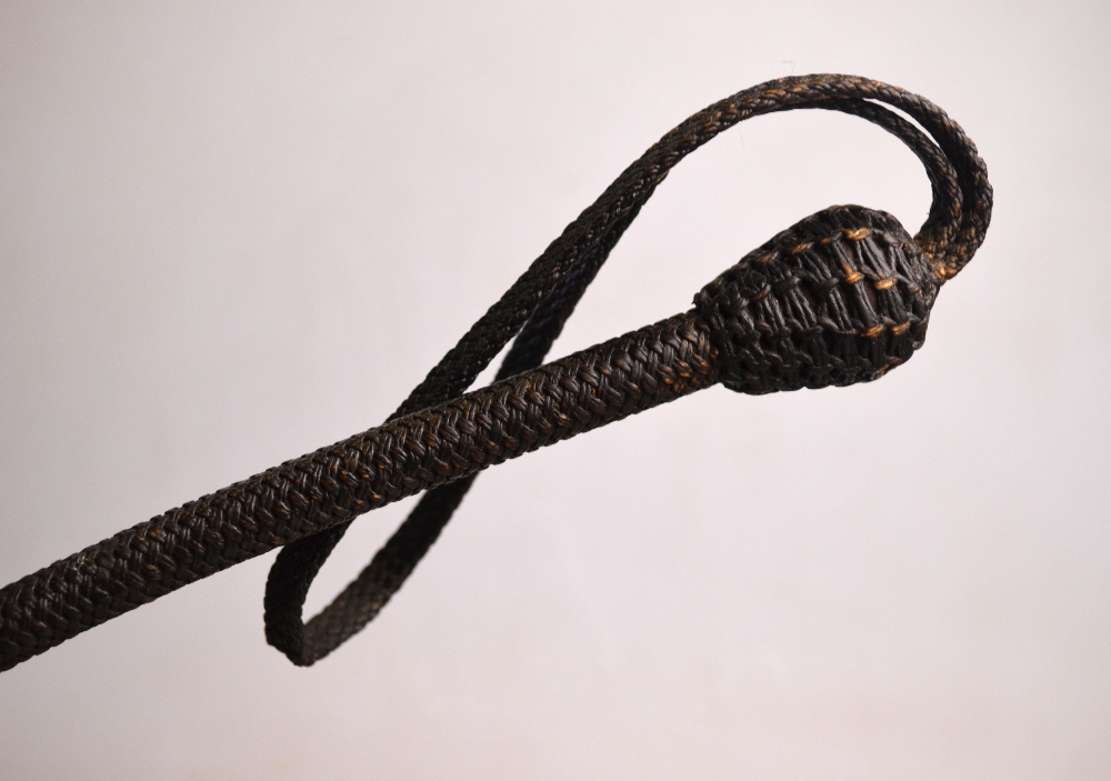 A weighted 'Black Jack' cosh with woven cord cover, 26 cm, - Image 3 of 4