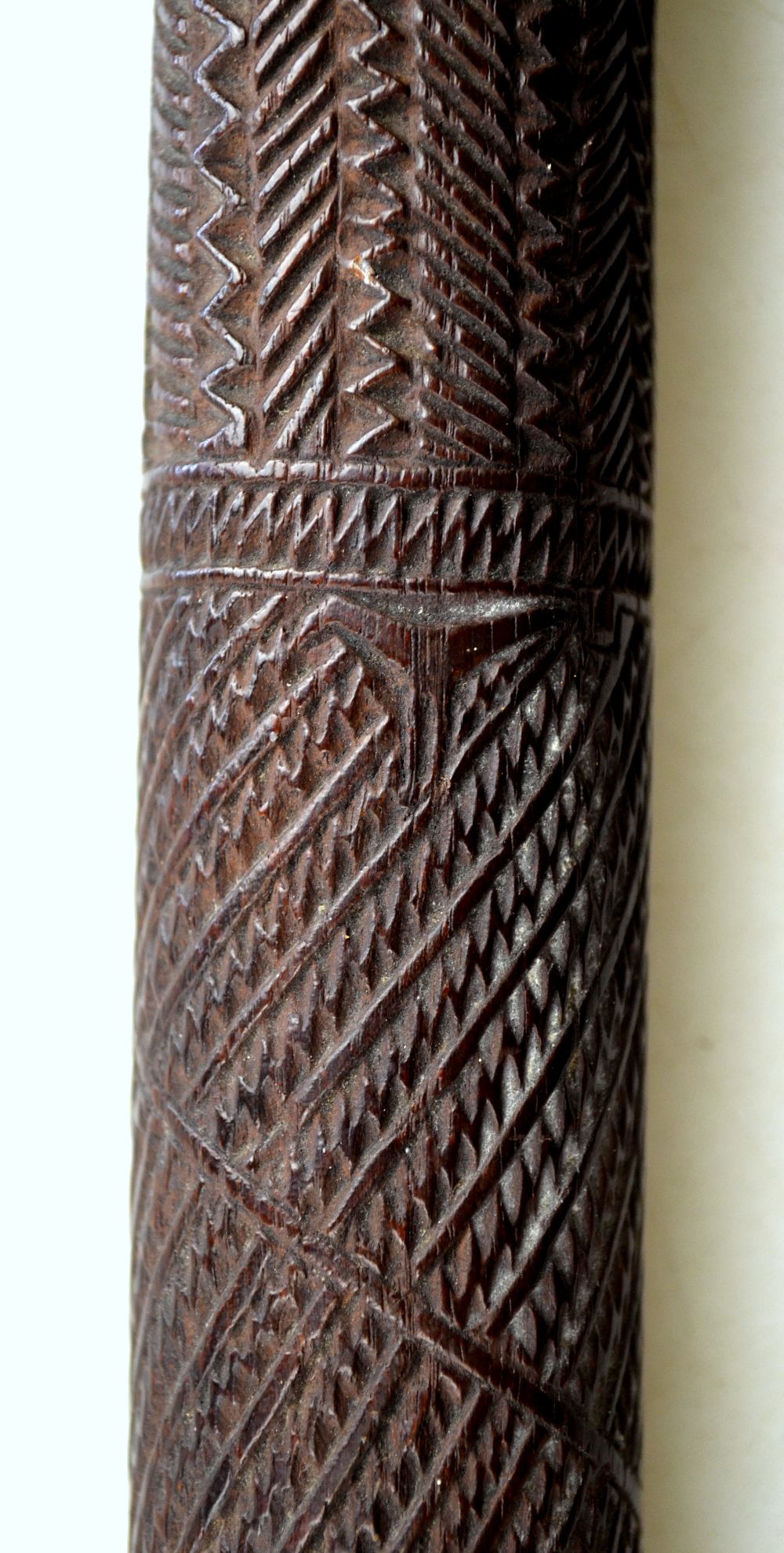 An 18/19th century Tongan War Club, Kingdom of Tonga, Polynesia, an Apa Apai of crocodile head ( - Image 12 of 12