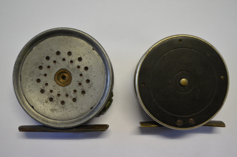 A Hardy Bros 'Perfect Reel', 3", a 7 cm fly reel and various tackle in canvas bag, - Image 5 of 10