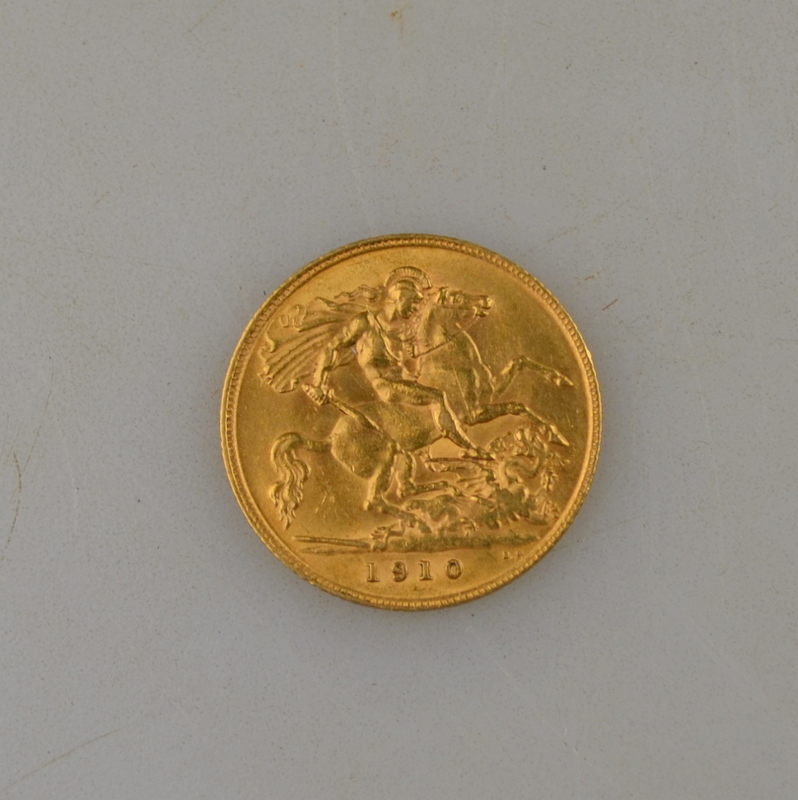 An Edwardian half sovereign, - Image 2 of 2