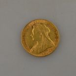 A Victorian gold sovereign 1899