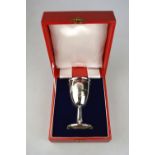 A cased silver goblet, 1972 Royal Silver Wedding, Turner & Simpson, Birmingham 1972, 5.