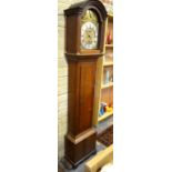 Richard Feat, Bridgewater, an 18th century oak longcase clock,