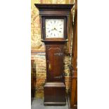 Chapman, Loughbro, a 19th century oak thirty hour longcase clock,